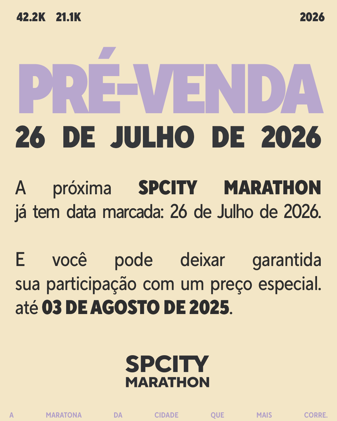 SP City Marathon 2026